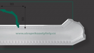 Polystyrénové lišty XB28