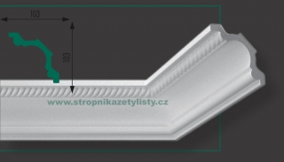 Polystyrénové lišty XB32